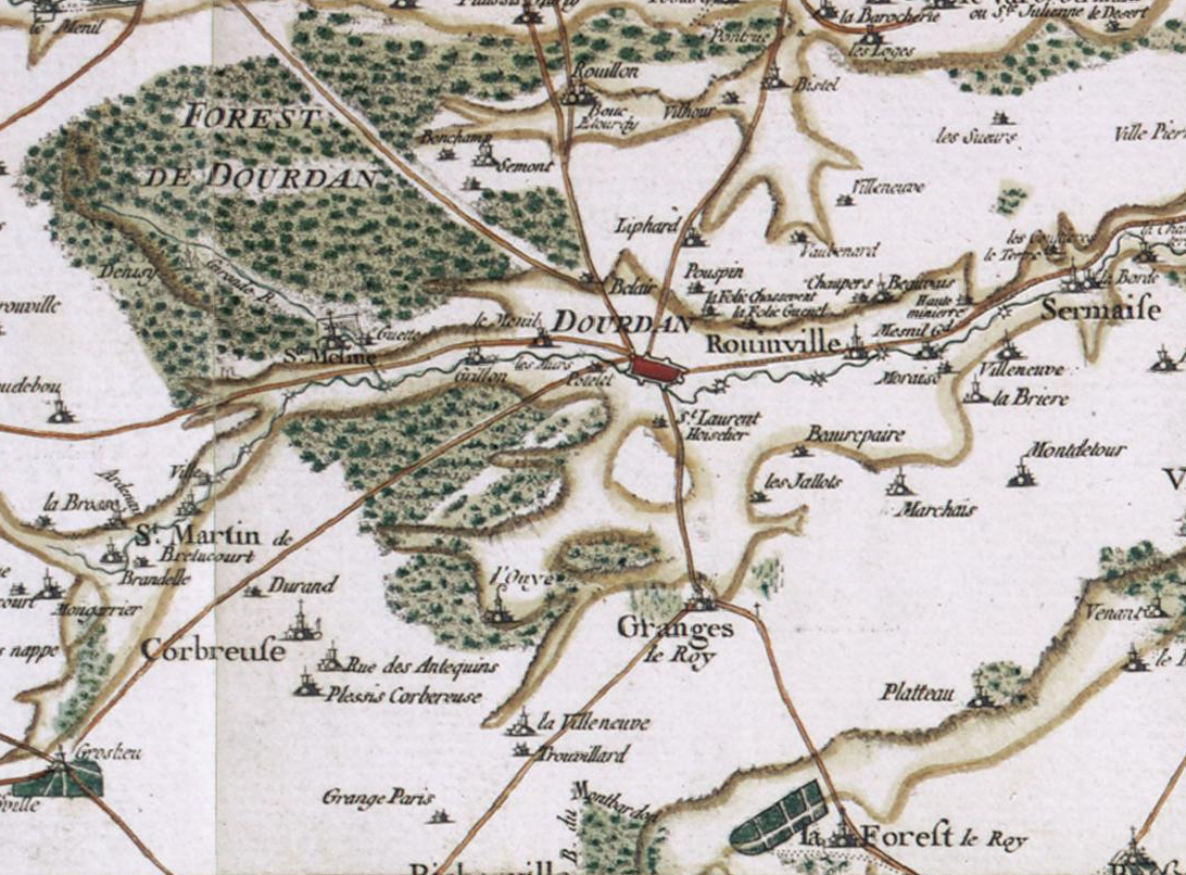 Carte de Cassini (entre 1756 et 1815) carte-cassini