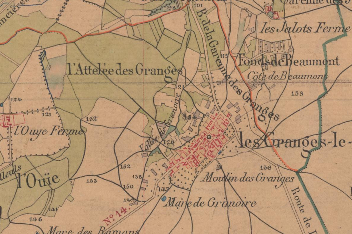Carte d'état-major (entre 1820 et 1866) carte-etat-major
