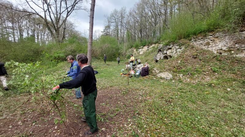 29/04/2021- débrousaillage de la marnière près du Chemin des Parfonds 20210429121950